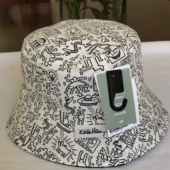 KEITH HARING Reversible Hat Size: L/60 - Picture 6 of 7